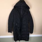 Calvin Klein  Women’s Black Long Line Hooded Puffer Double Zip-Up Jacket Photo 6