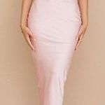 House Of CB NWOT  'Charmaine' Pink Corset Maxi Dress sz XL plus cup Photo 0
