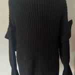 POL Black Knit Cut-Out Shoulder
Sweater oversized Photo 2