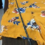 Kendall + Kylie  Gold Floral Romper Size Small Photo 4