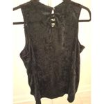 No Boundaries No Boundries Size XL Blace Lace And Velvet Sleeveless High Neck Top Photo 6