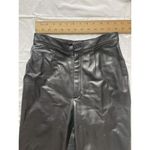 Dana Buchman  Women's Black 100% Leather Pants Size‎ 4 Soft Lined W Flaw Photo 2