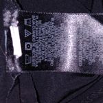 Norma Kamali  XL Black Stretch Nylon LOVE Top Plus Photo 4