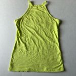Aveto High neck tank top in neon yellow / green size small Photo 1