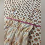 NWT Buddy Love Pastel Pink Gold Baby Doll Ruffle Mini Dress Size Small Photo 6