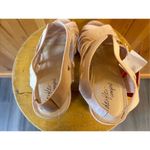 dexflex comfort  Block Heel Sandals Faux Suede Open Toe NWT Shoes Size 11 Read Photo 4