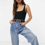 ASOS black scoop neck bodysuit Size 8 Photo 5