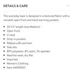 Caslon  NWT Oatmeal Beige Heather Open Front Cardigan Sweater Size XS Photo 10