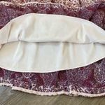 Japna  Pink Purple Floral Faux Wrap Surplice Long Sleeve Short Dress ~ Size M Photo 9