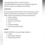 Lululemon grey open leg pants unsized 15” waist Photo 3