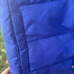 Old Navy Blue Fur Hooded Puffer Vest M Tall Photo 5