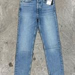 RE/DONE NWT  HAZEY INDIGO 90s HIGH RISE ANKLE CROP JEANS SZ 26 Photo 5