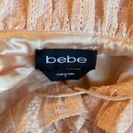 Bebe NWOT Lace Ruffle Babydoll Western Blouse Size Small Baby Pink Photo 6