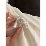 ZARA  sexy white long dress size medium stretch with cutout on the back Photo 5