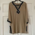 Soft Surroundings Beaded Swim Cover-Up Dress Tunic Sequin Sequence Size Medium Photo 1