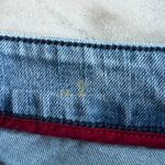 White House | Black Market WHBM Straight Ripped Distressed Cropped High Rise Jeans Size 2 Light Wash Denim Photo 3