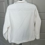 Vestique Tweed Lightweight White Shacket Photo 3