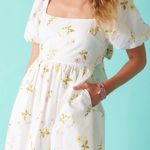 Francesca's Miami Francesca’s Floral Tie Back Mini Dress Photo 1