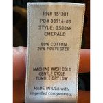 Good American  Pants Women Medium Emerald Green Twisted Seam Velour‎ Joggers Photo 9