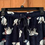 Navy Polar Bear Pajama Pants Size Small Unisex NEW Blue Photo 2
