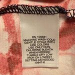 Liz Claiborne Sleeveless V-Neck Maxi Dress Knitted Bust Red Floral Size Small Photo 4