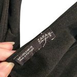 ZARA Zip Front Sleeveless V-Neck Above The Knee Black Chic Mini Tank Dress Small Photo 5