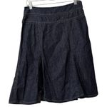 Chaps Denim Women Sz 4 Blue Cotton Skirt Zipper Western Boho Hippie Lightweight Photo 0