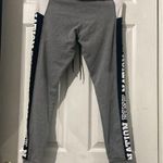 PINK - Victoria's Secret Pink Victoria’s Secret Jogger Sweatpants Women’s Size Medium Gray/Black White Photo 5