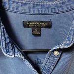 Banana Republic  Dillon Classic Fit Tencel Denim Utility Shirt Blue Sz Small Photo 1