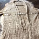 Madewell  Cream Linen Cotton Silk Cardigan Photo 2