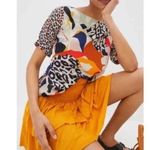 Anthropologie  Saturday Sunday tiered ruffle skirt size large Photo 1