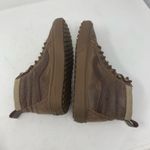 Vans  Sk8-Hi MTE Leather Brown Herringbone Men’s 6.5 Women’s 8 High Top Sneaker Photo 4