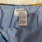 Vintage Y2K Mermaid Ocean Goddess Abstract Print Skirt Plus Size 1X fairycore Blue Photo 2