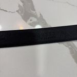 Ralph Lauren Lauren  Belt Size 34 Black Solid Brass Buckle Italian Leather Photo 5