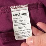 Scrubstar Unisex Scrubs Shirt Top Pullover Short Sleeve V-Neck Burgundy Red XL Photo 6