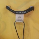 T Tahari ππ V-Neck Cami ~ Yellow Multi-Color Bright Paisley Swirl XS NWT Photo 7