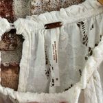 Free People  White Lace Olivia Long Sleeve Blouse Shirt Top, M Photo 4