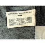 Gloria Vanderbilt  Women's Denim Jean Capri Pants Size 16W Embroidery Beaded Blue Photo 8