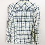 Harley Davidson Harley-Davidson 1903 Crinkle Plaid Yellow/Black Button-Down Long Sleeve Shirt Photo 3