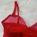 PINK - Victoria's Secret MOVING SALE-VS PINK Red Lace Wired Bra Photo 5