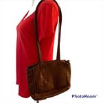 Nine West Brown Leather Shoulder Bag Photo 2