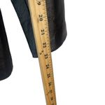 American Leather USA Vintage 90s Women's Size‎ Large Black Button Up Jacket Coat Photo 8