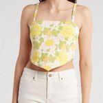 Show Me Your Mumu Womens XL Handkerchief Top in Fresh Floral NEW Photo 0
