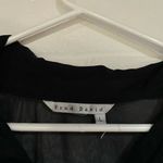 Fred David  large sheer black button down Photo 2