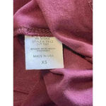 Krisa NEW Women's V-Neck Sleeveless Layered Wrap A-Line Mini Dress Wine Size XS Photo 3