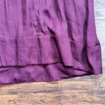 Anthropologie Maeve • Anthro Ingrid velvet dress burgundy shift mini tunic maroon wine silk Photo 8