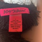 Betsey Johnson  Fringe Western Goth Vest Size S Photo 5
