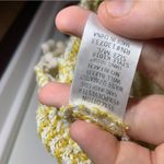 Kori  America Yellow/Cream Boho Knit Poncho Style Blouse size M/L Photo 10