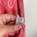 Wildfox  Coral Peach Pink Bandana Paisley Printed Lightweight Crewneck Top Medium Photo 4