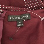 Lane Bryant Ponte Sheath Dress Long Sleeve, Burgundy Plus Size 16 New w/o Tag Photo 4